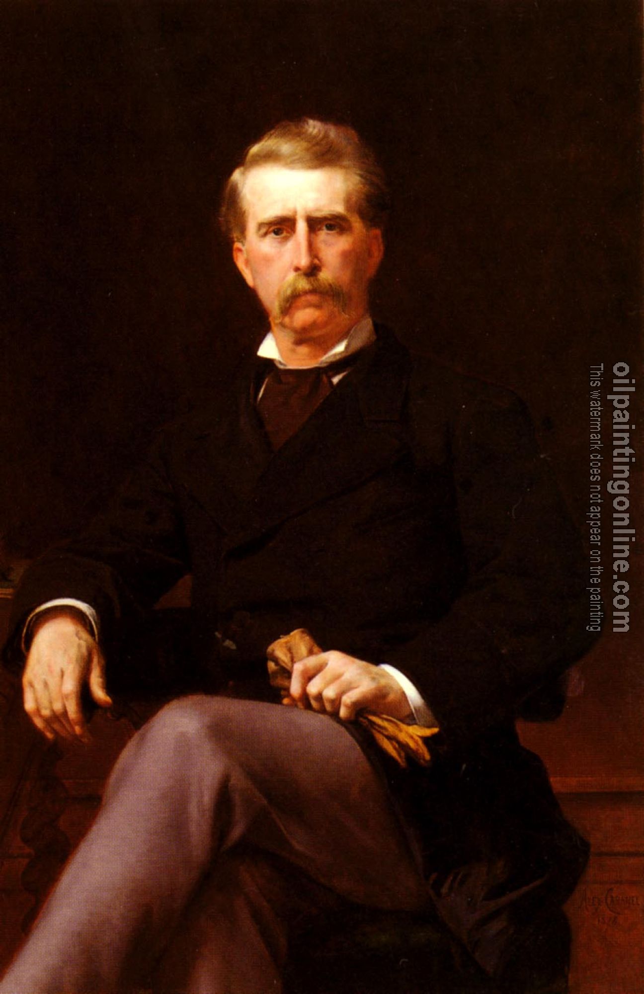 Alexandre Cabanel - Portrait De John William Mackay